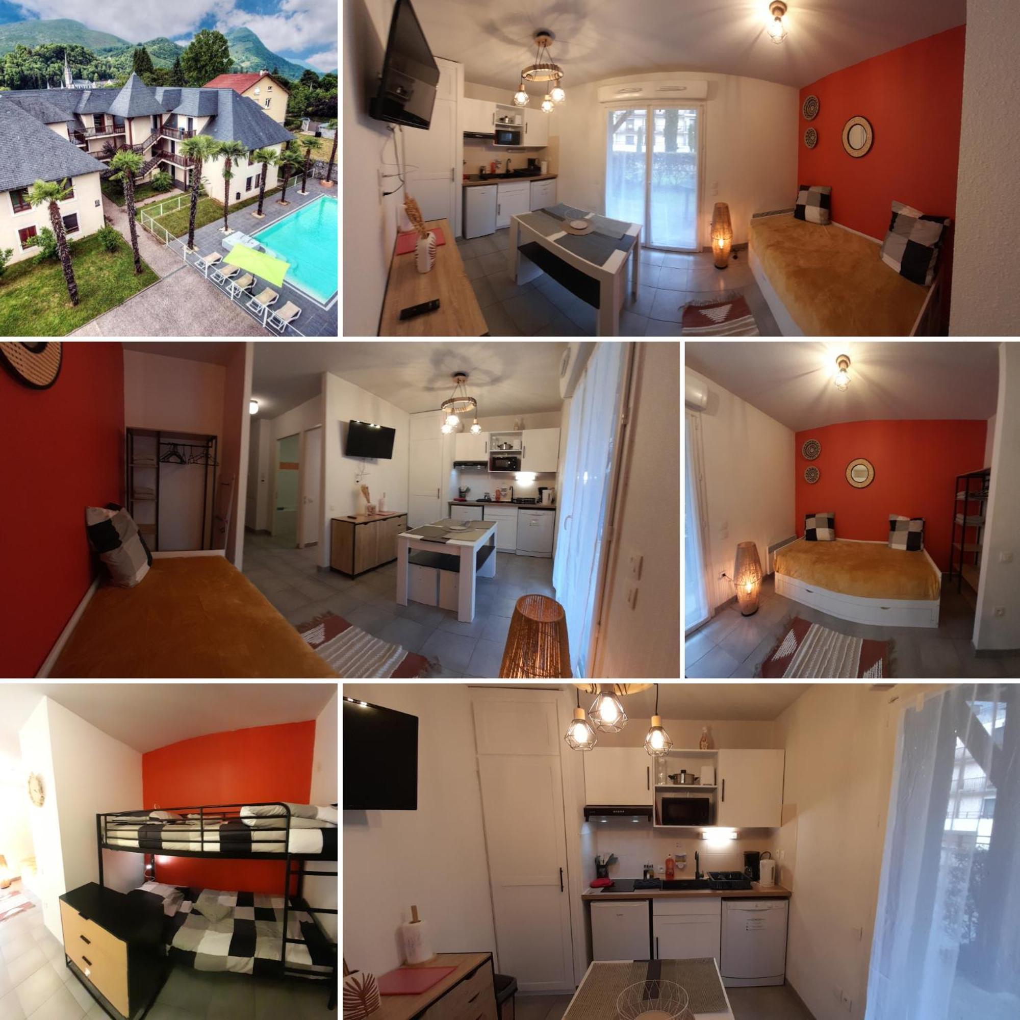 Appartement Du Chamois Roux, Dans Residence De Tourisme 3 Etoiles Lourdes Zewnętrze zdjęcie